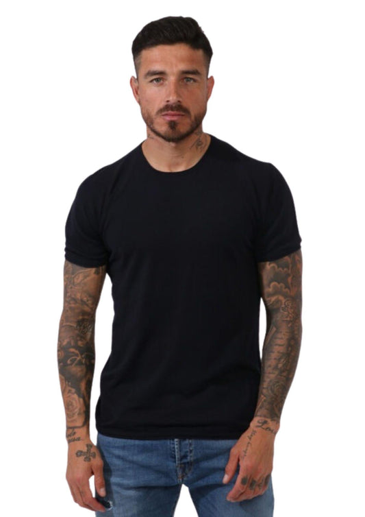 Yes Zee T-Shirt Uomo Blu Navy