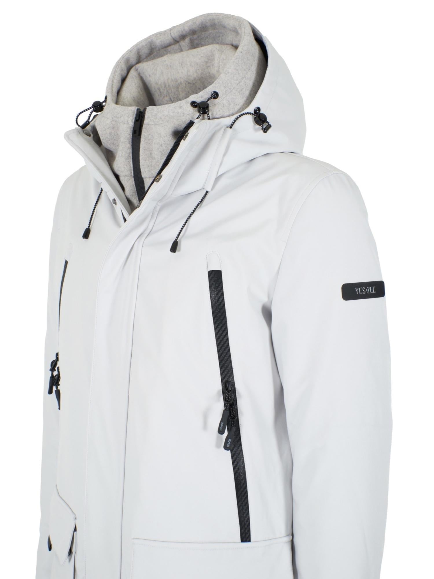 Yes Zee Cappotto con Trapuntatura interna Uomo Ghiaccio O831 B500 0124 YES ZEE