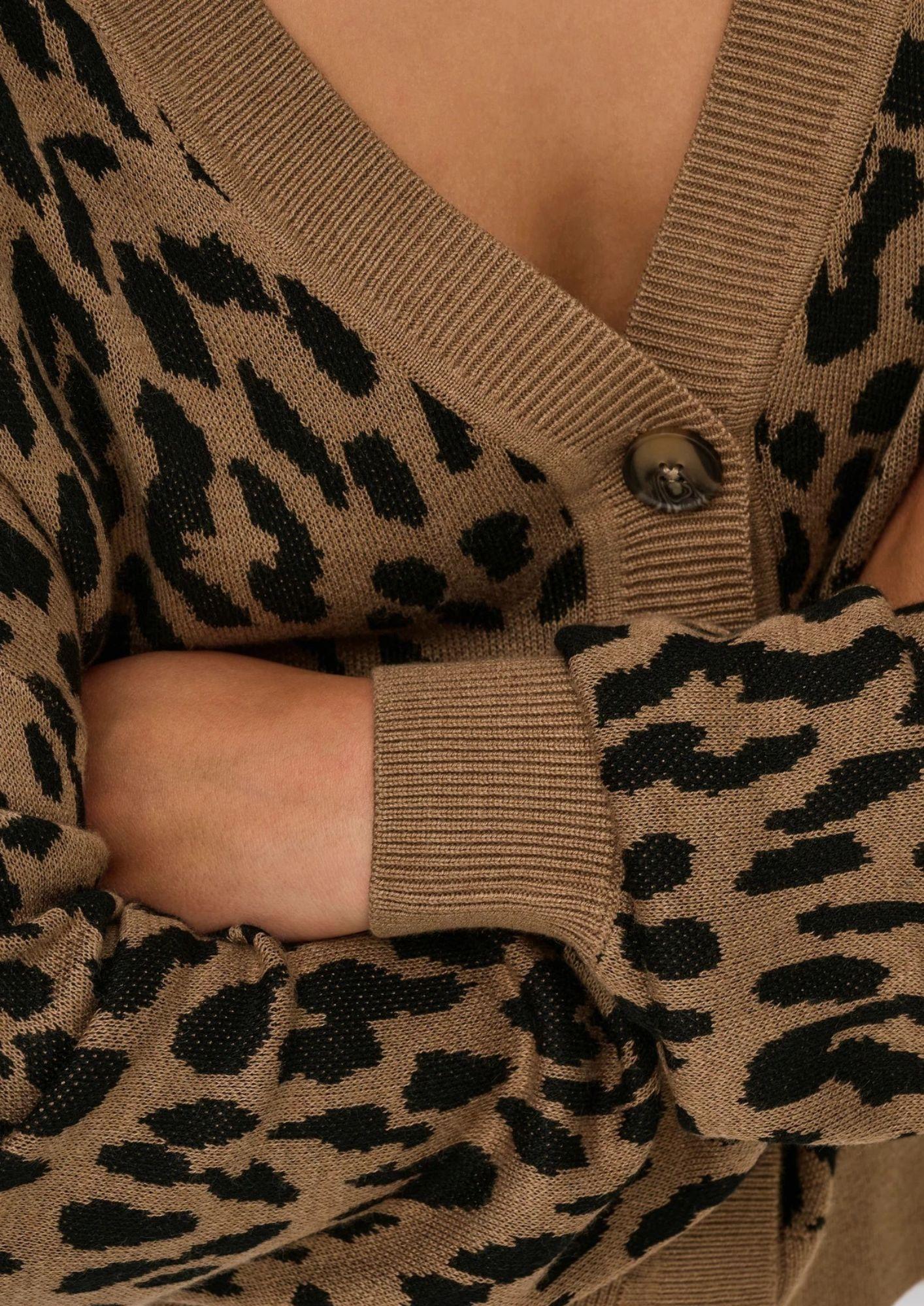 Cardigan Donna Only Vienna Marrone 15347875 Toasted Coconut ONLY