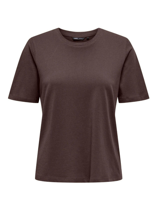 Only ONLONLY T-shirt Donna Seal Brown