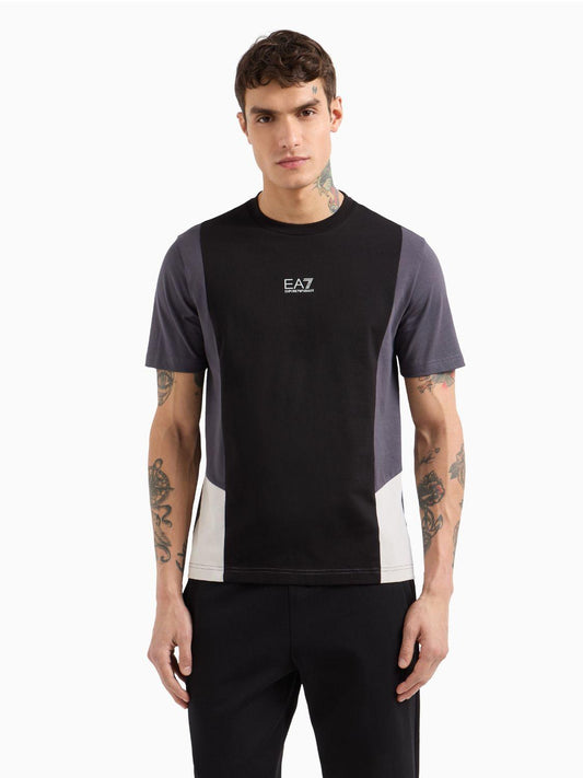 T-shirt EA7 Emporio Armani Girocollo Uomo Nero