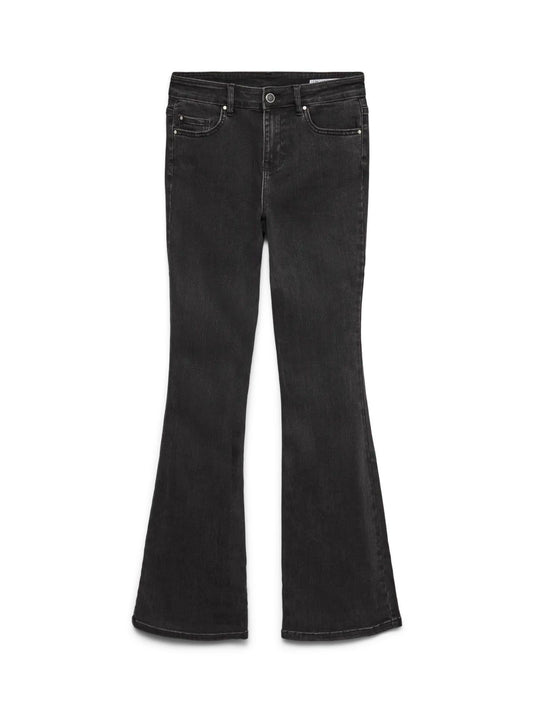 FLASH Flared Fit Jeans Donna Nero