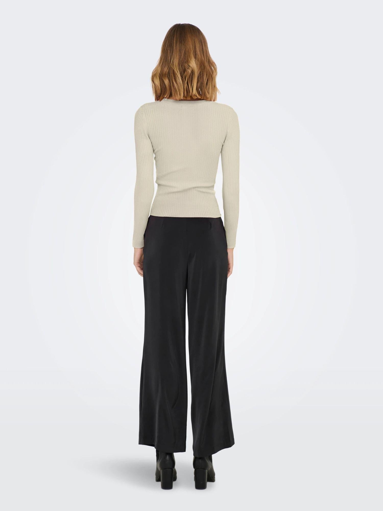 Jacqueline De Yong JDYPLUM Pullover Donna Bianco Eggnog 15277223 Eggnog JACQUELINE DE YONG