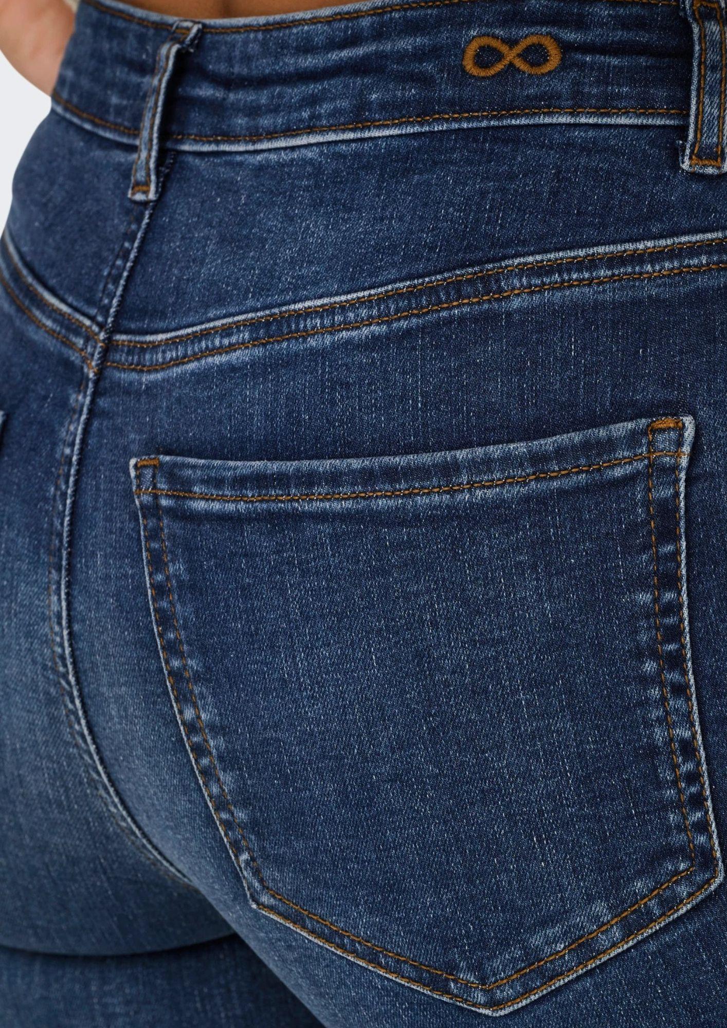 Jacqueline De Yong Jeans Donna Fina Blu scuro 15346536 Dark Blue Denim JACQUELINE DE YONG