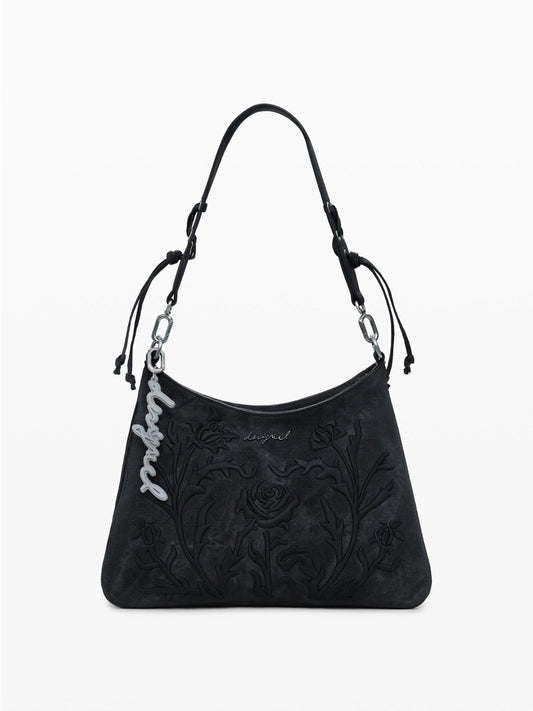 Desigual Borsa piccola con incisioni 3D Donna Nero