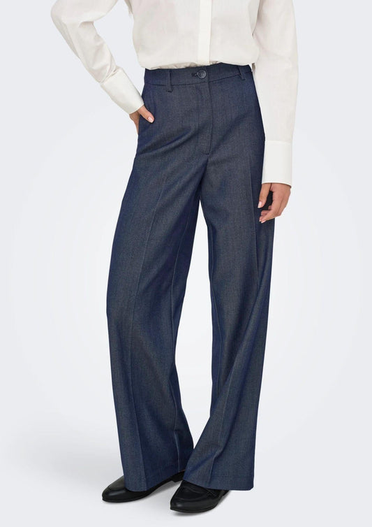 Jacqueline De Yong Pantalone Donna Anthony Blu Denim 15358635 Dark Blue Denim JACQUELINE DE YONG