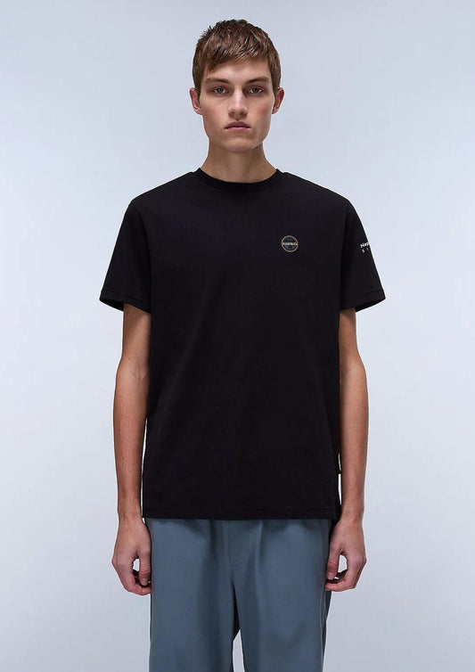 T-Shirt Badge Uomo Nero