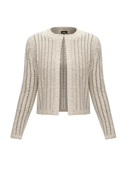 Cardigan Donna Crimea Bianco