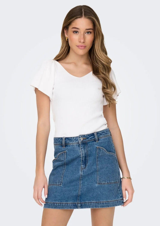 Only Maglia Donna Bianca