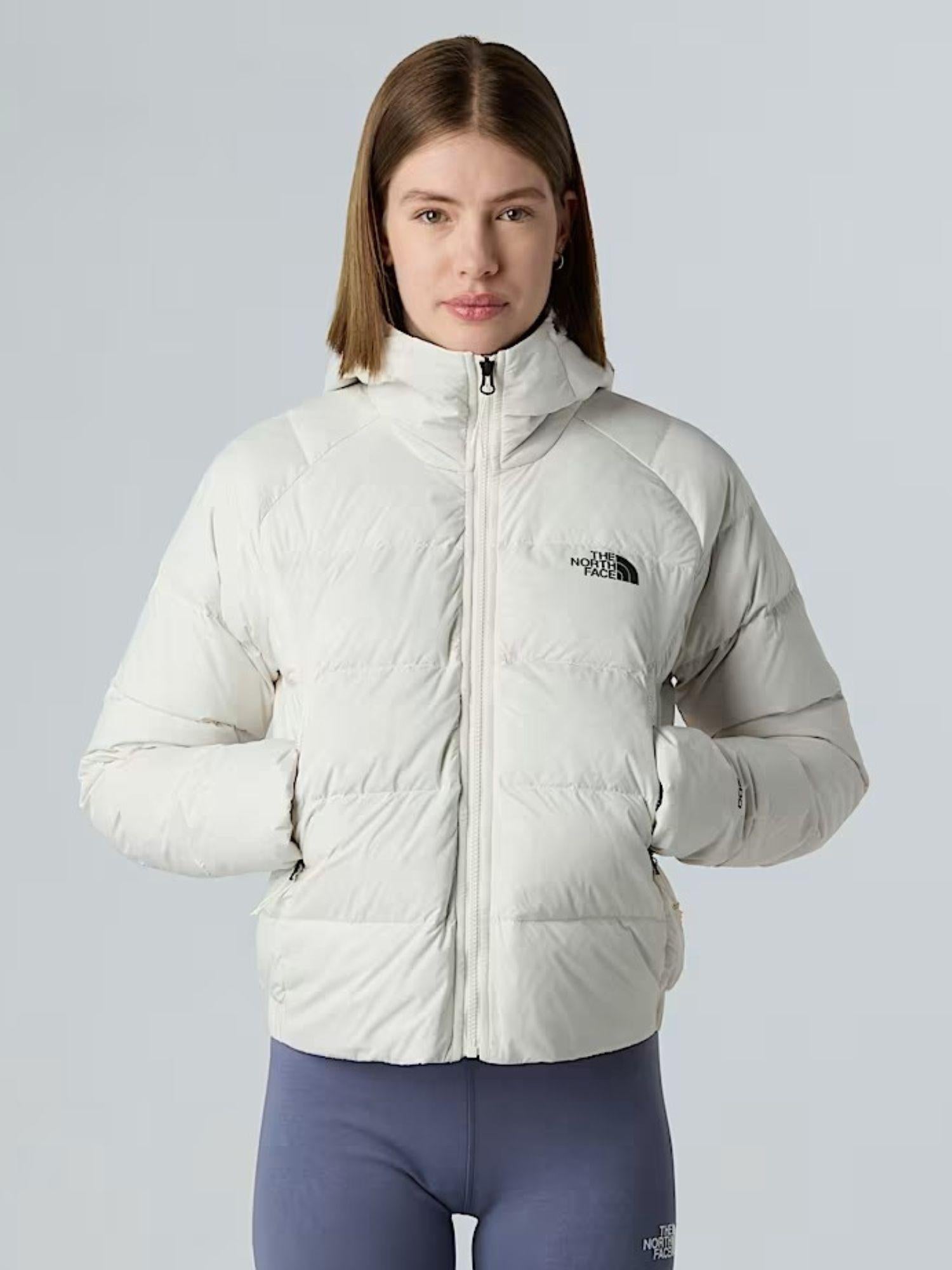 The North Face Giacca in piumino con cappuccio Hyalite Donna White Dune NF0A8E75 QLI THE NORTH FACE