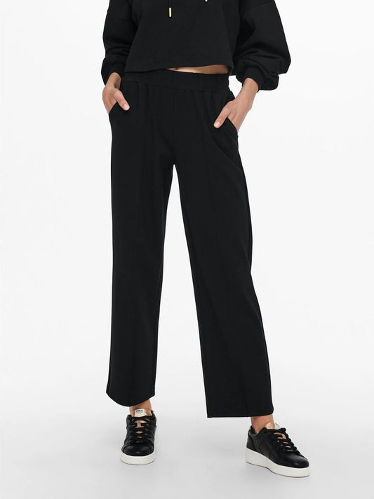 POPTRASH-SUKI Loose Fit Pantaloni a gamba larga Donna Nero