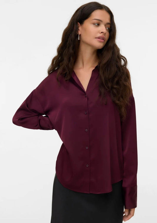 Camicia Donna Livia Bordeaux