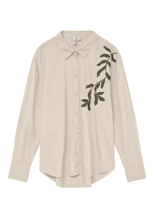 Camicia Donna bianca con ricamo