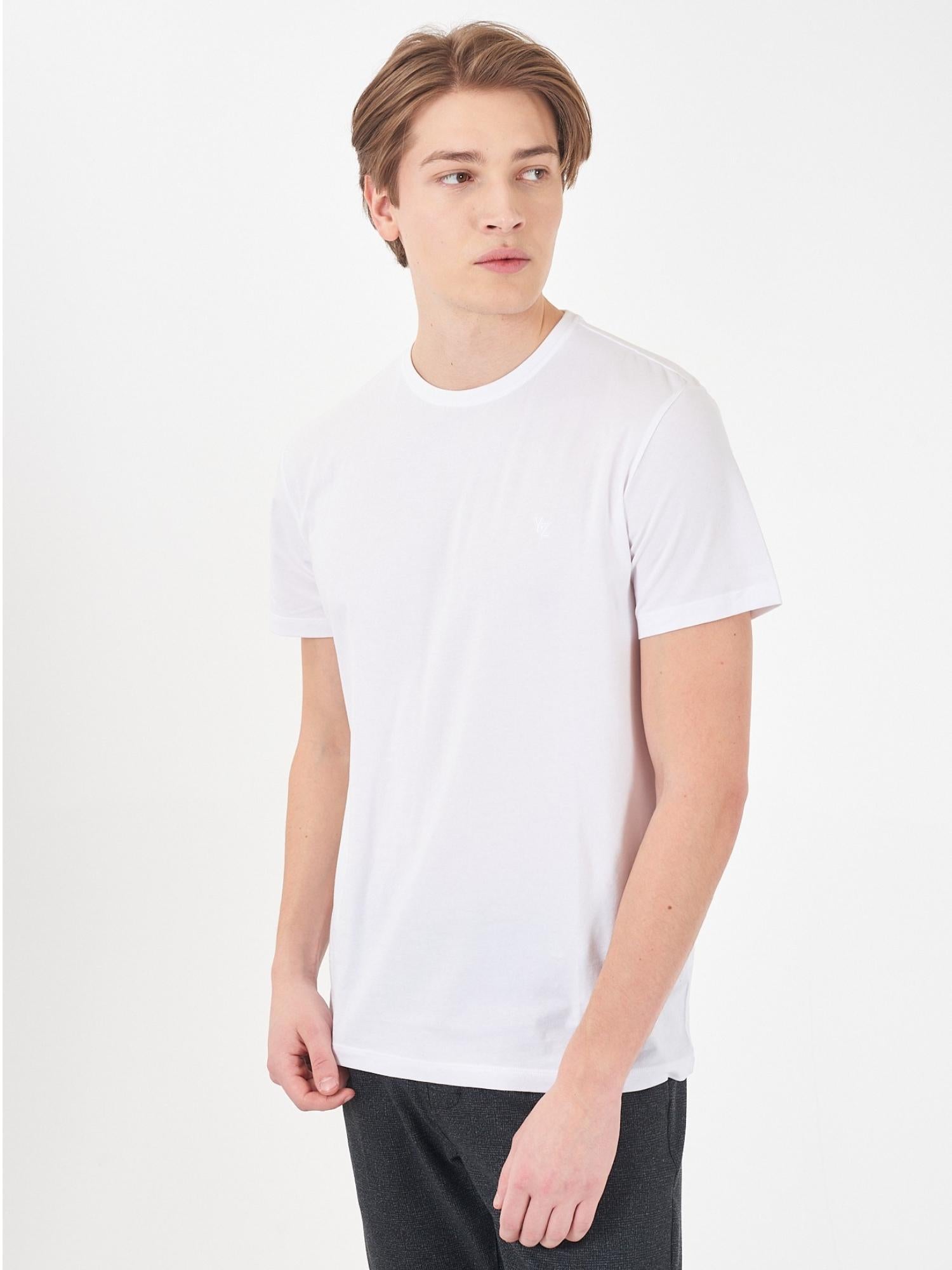 Yes Zee T-Shirt Uomo Bianco T902 S700 0101 YES ZEE