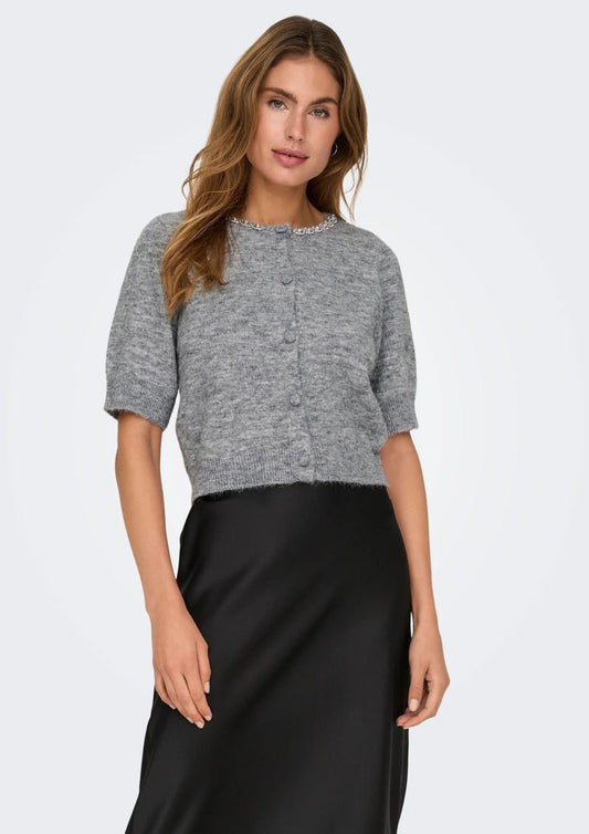 Cardigan donna Medium Grey Melange