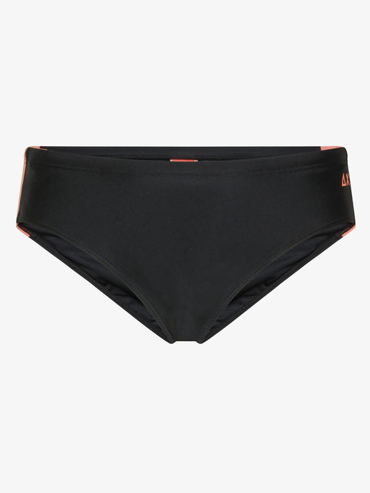 Costume Slip Stripe Fluo Uomo Nero