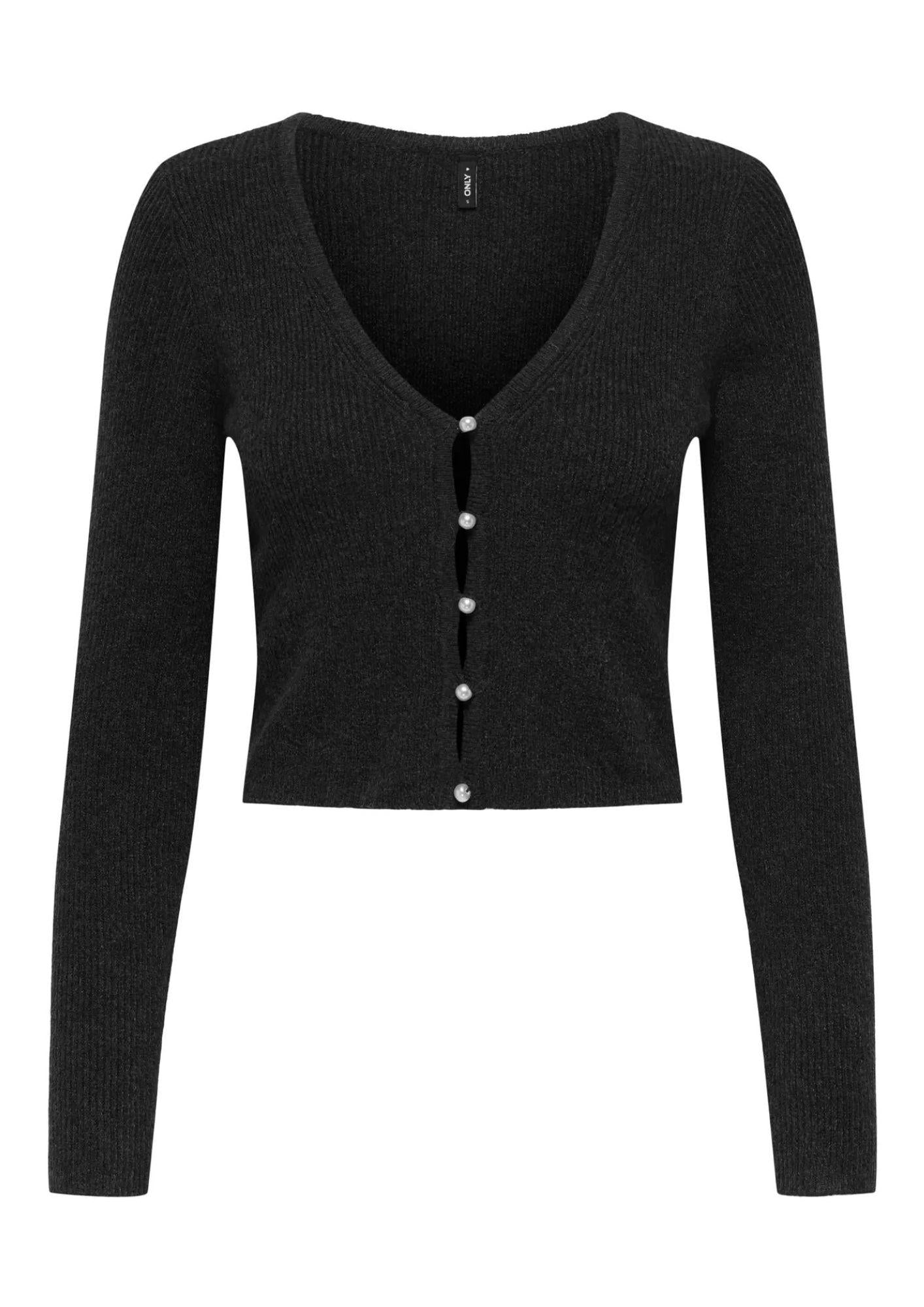 Pullover Donna Only Rica Grigio scuro 15349137 Dark Grey Melange ONLY