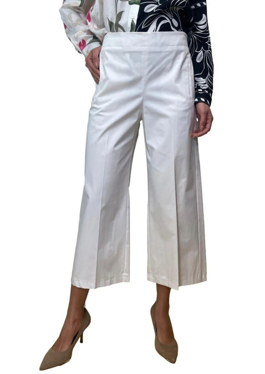 Emme Marella Pantalone Donna Tisbe Bianco Latte 2515131042200 004 EMME MARELLA