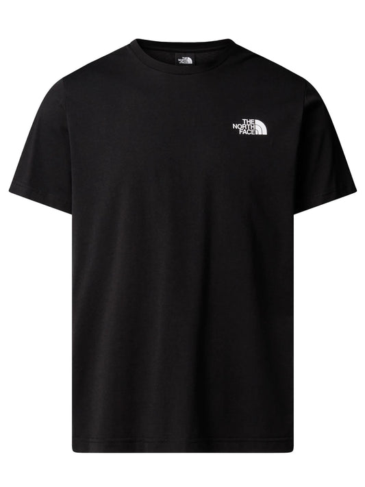 The North Face T-Shirt Mountain Sketch Uomo Nero