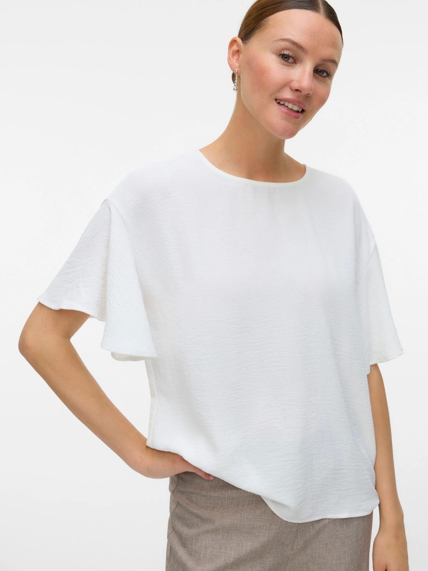 Vero Moda VMALVA Top Donna Cloud Dancer 10329456 Cloud Dancer VERO MODA