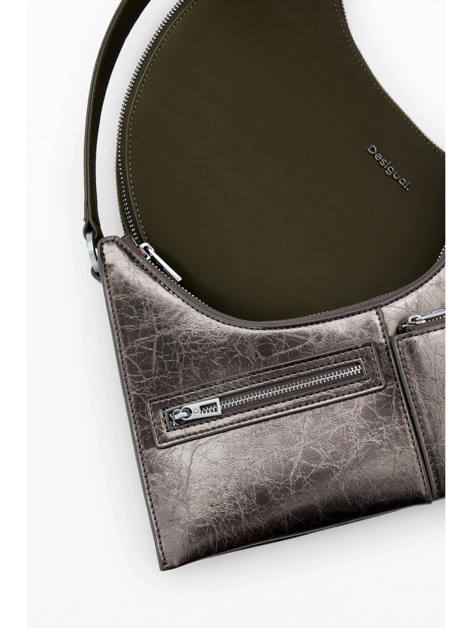 Desigual Borsa media bicolore rimovibile Donna Verde 25WAXPAH 4091 DESIGUAL
