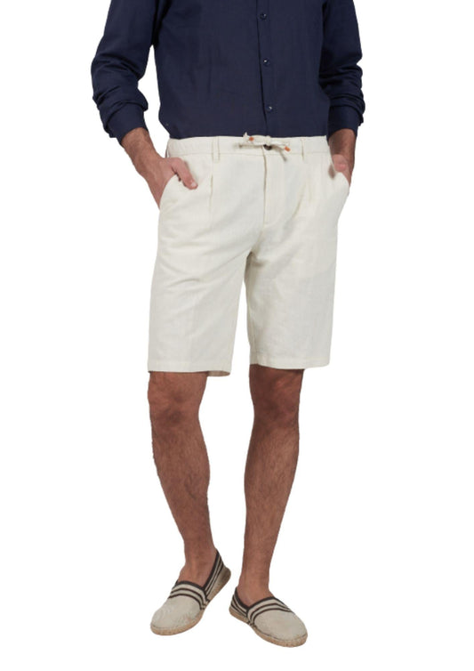 Sì Zee Bermuda Uomo Bianco
