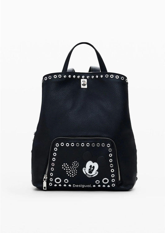 Zaino Donna Mickey Rock Sumy Nero