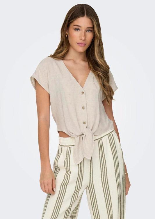Camicia Donna Beige