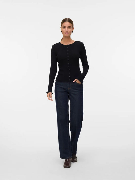 Vero Moda VMWONDER Cardigan Donna Nero 10330859 Black VERO MODA