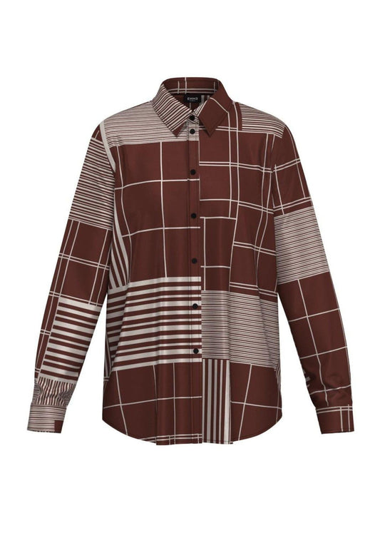 Camicia Donna Biagio Bordeaux