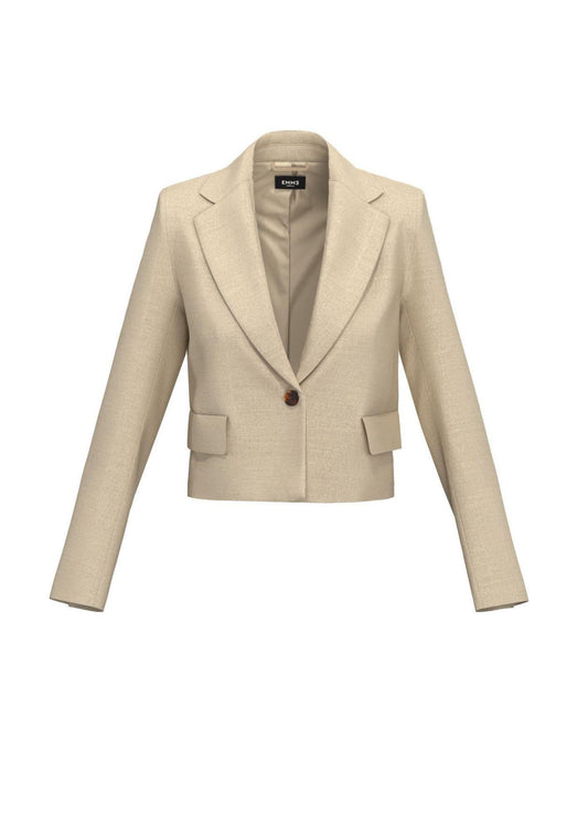 Emme Marella Giacca Salvia Beige