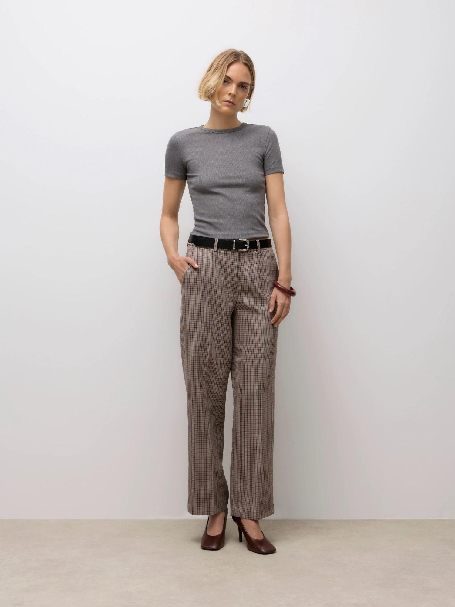 Vero Moda AWIRWINA Top Donna Medium Grey Melange 10329978 Medium Grey Melange VERO MODA
