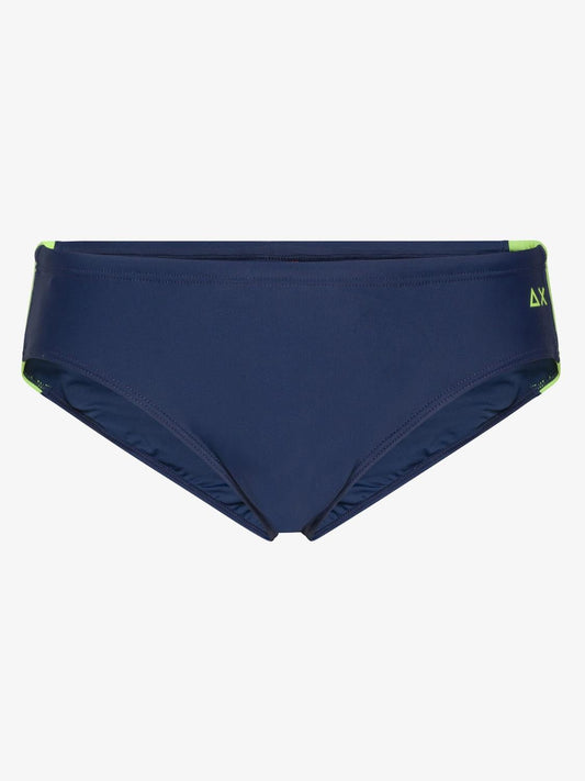 Costume Sun68 Slip Stripe Fluo Uomo Blu Navy