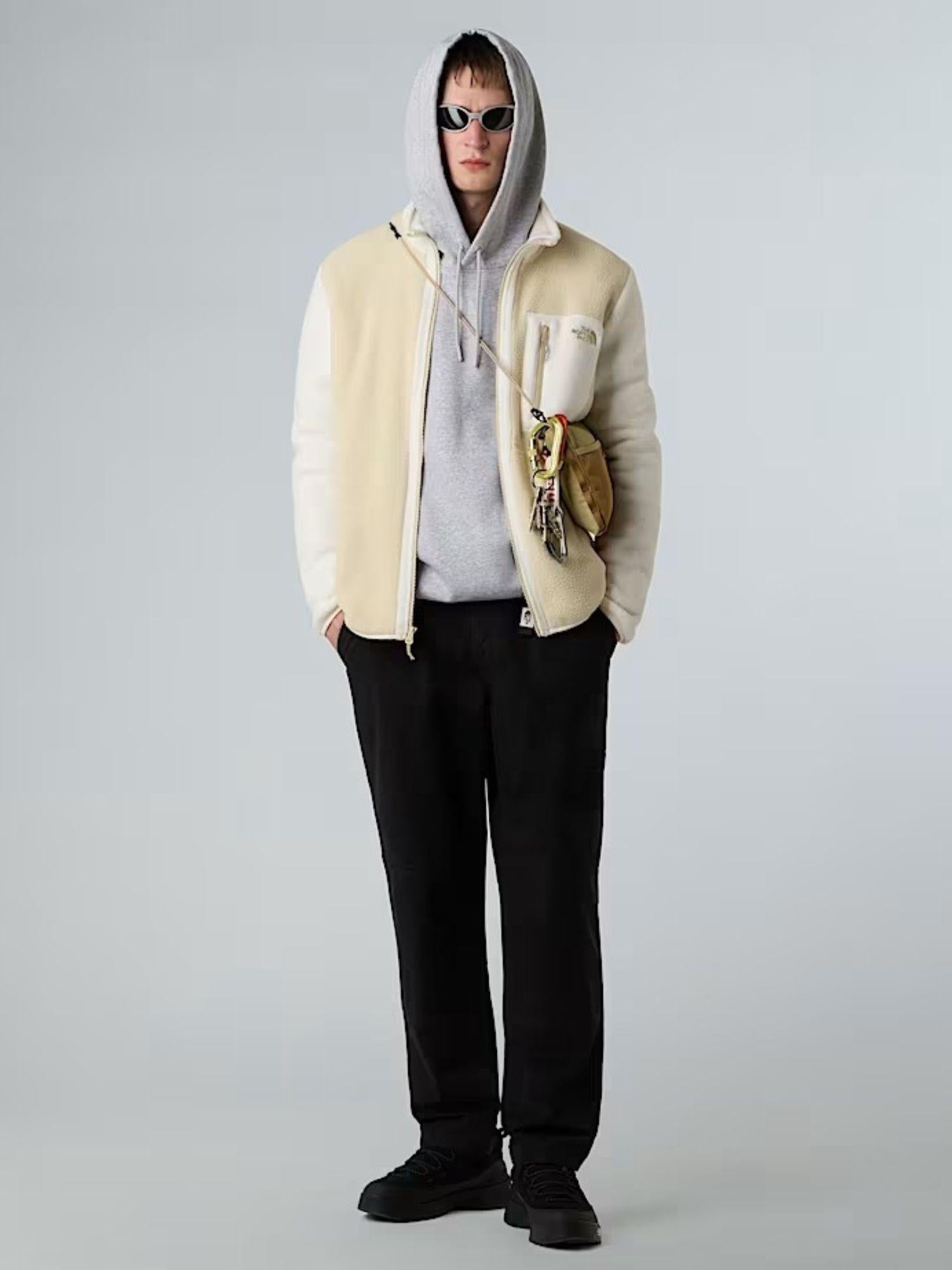 The North Face Giacca in pile Yumiori con cerniera integrale Uomo Gravel White Dune Gravel NF0A883R FR0 THE NORTH FACE
