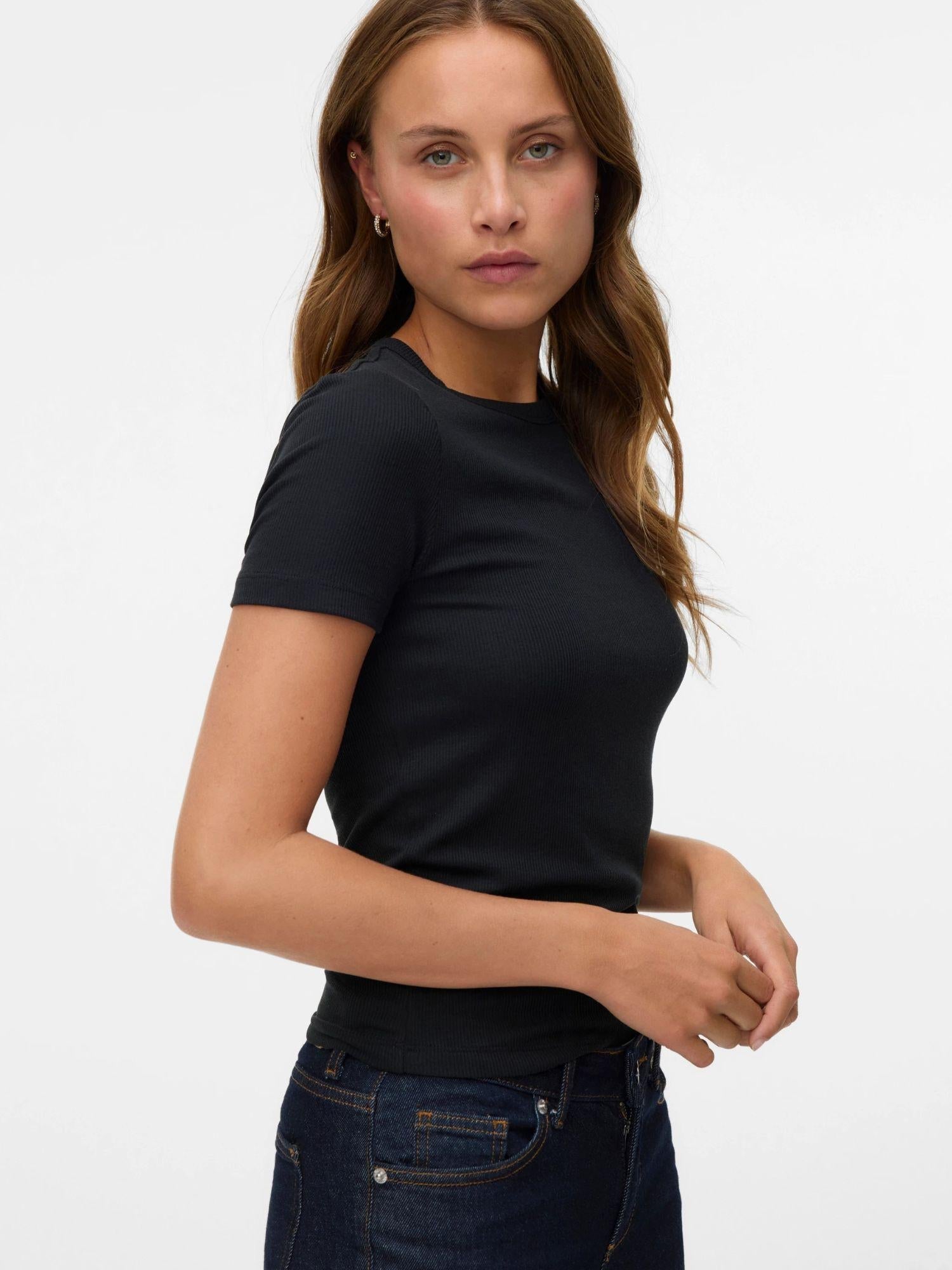 Vero Moda AWIRWINA Top Donna Nero 10329978 Black VERO MODA