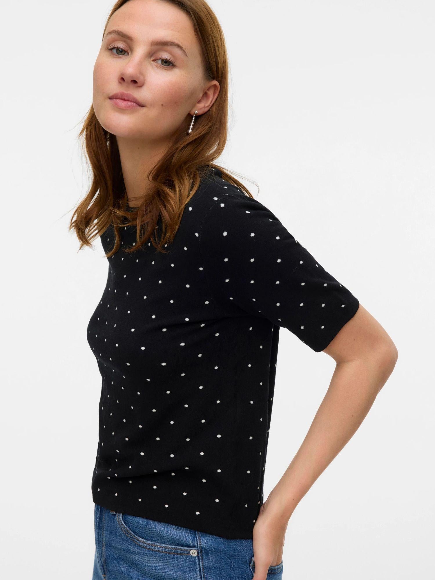Vero Moda VMSABA Pullover Donna Nero 10330835 Black VERO MODA
