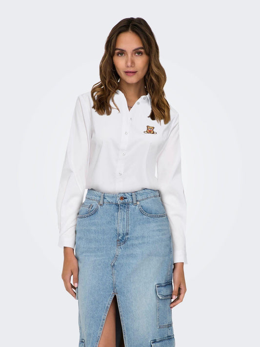 Jacqueline De Yong JDYMIO Camicia Donna Bianco 15368291 White JACQUELINE DE YONG