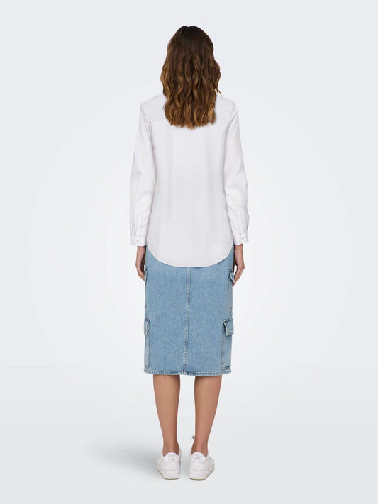 Jacqueline De Yong JDYMIO Women's White Shirt