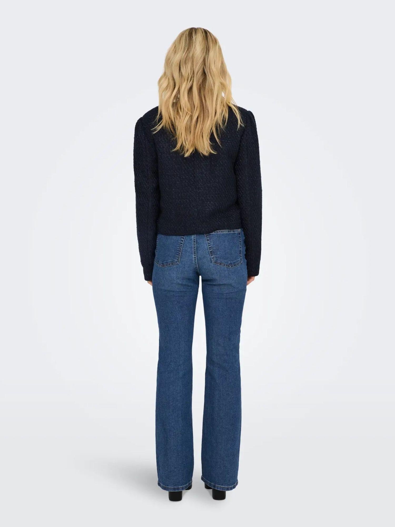 Jacqueline De Yong JDYMOON Bootcut Jeans Donna Medium Blue Denim - Santangelo