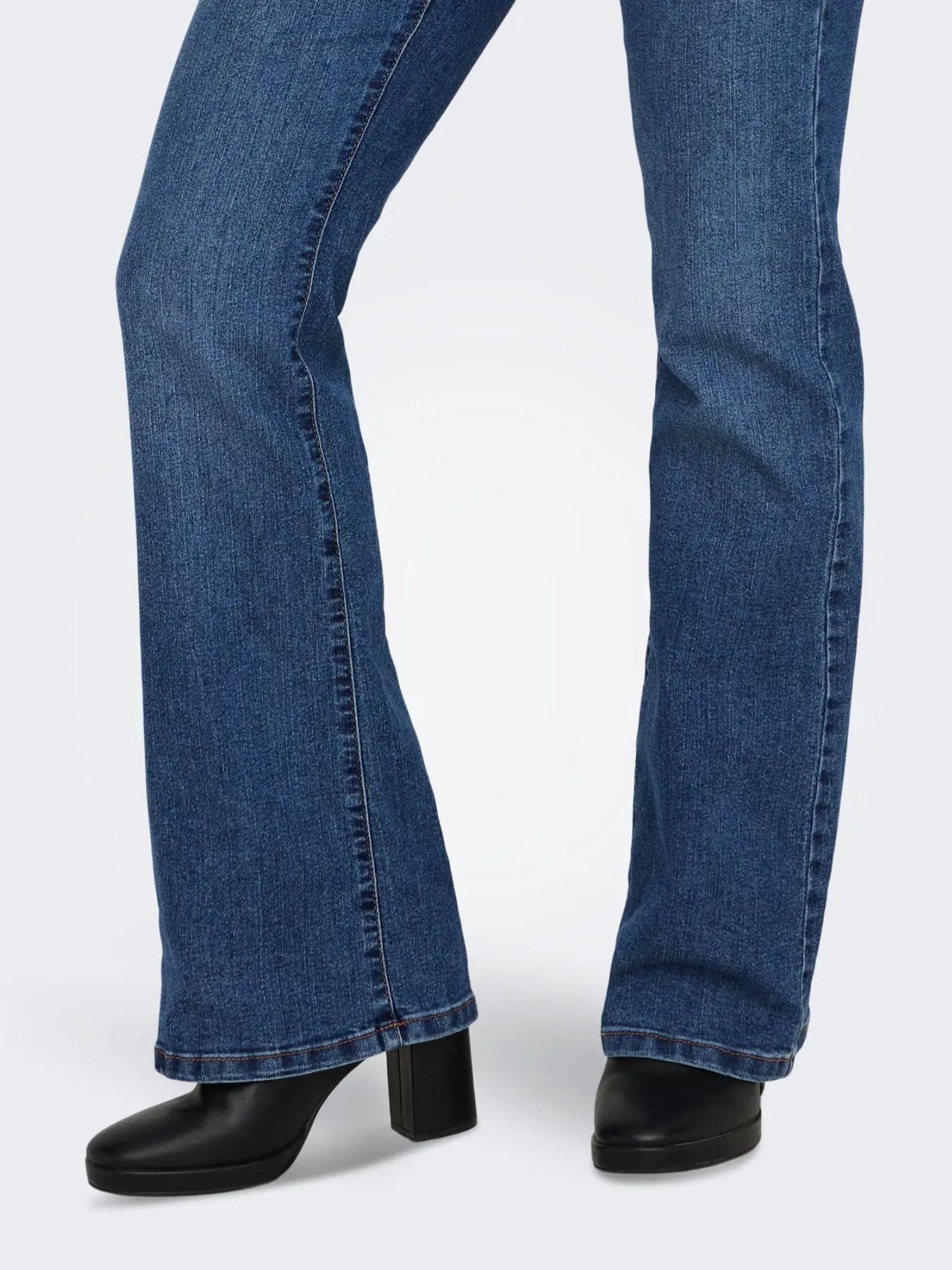 Jacqueline De Yong JDYMOON Bootcut Jeans Donna Medium Blue Denim - Santangelo