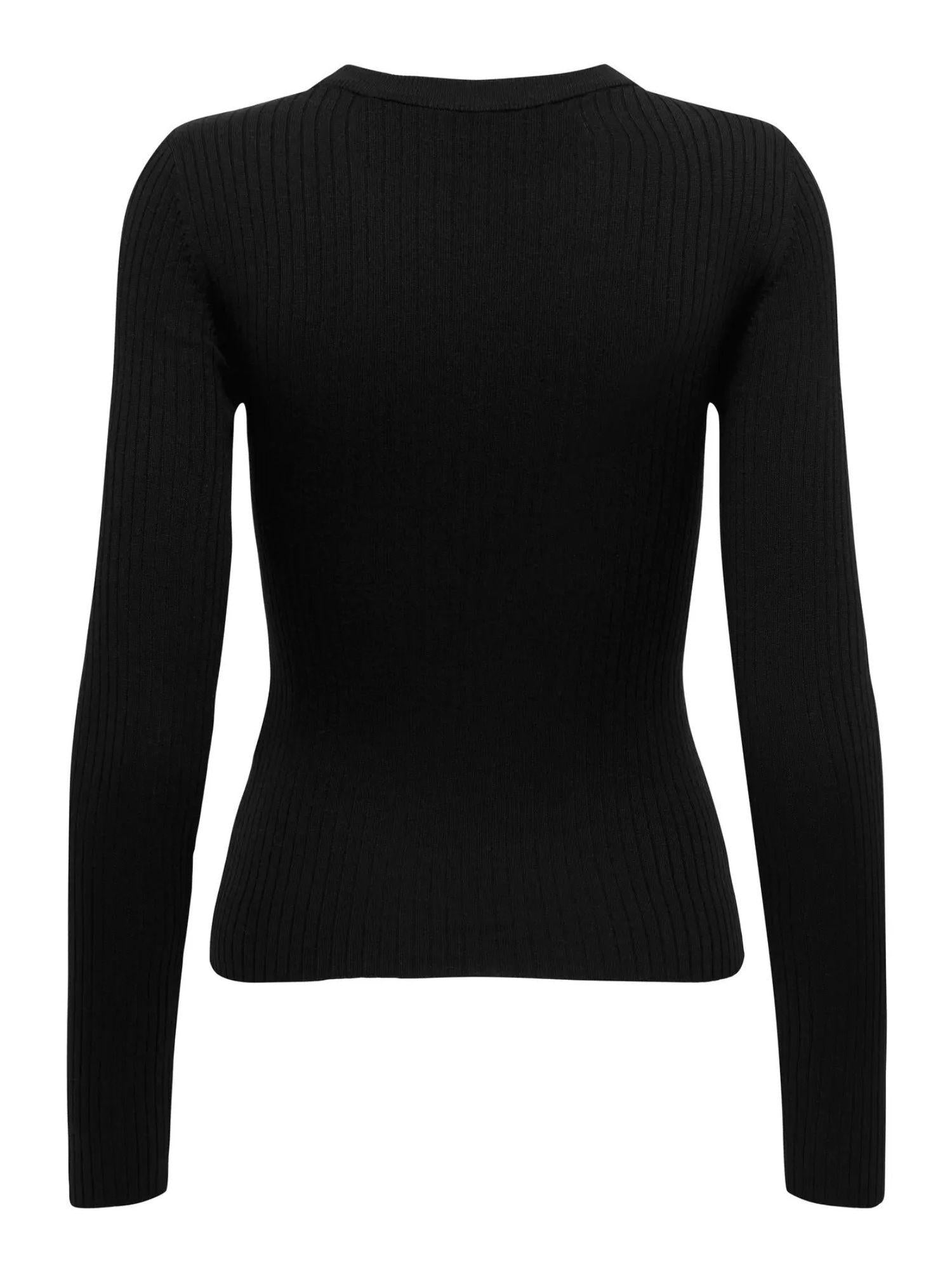 Jacqueline De Yong JDYPLUM Pullover Donna Nero - Santangelo