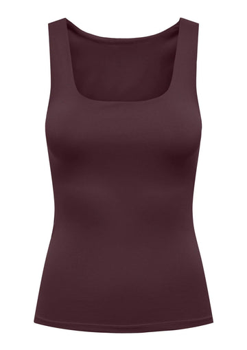 Women's Burgundy Tank Top