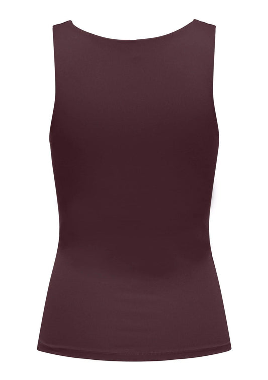 Women's Burgundy Tank Top