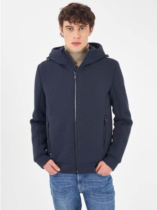 Giubbino in neoprene Interno trapuntato Uomo Blu
