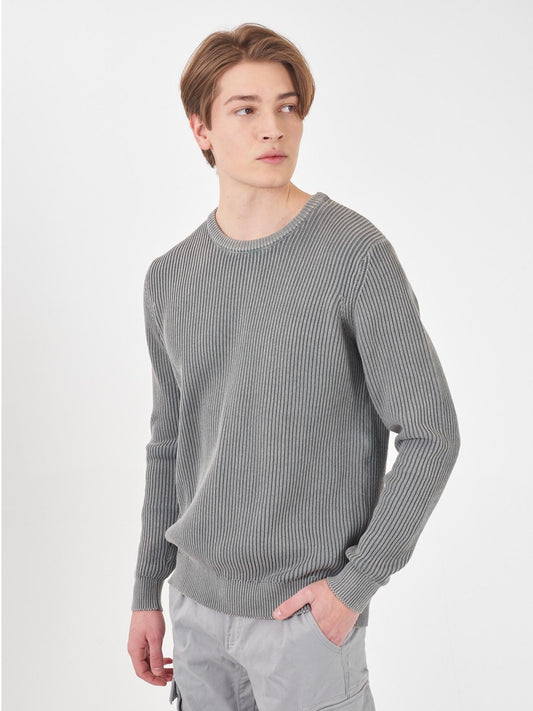 Maglia Girocollo Uomo Grigio chiaro