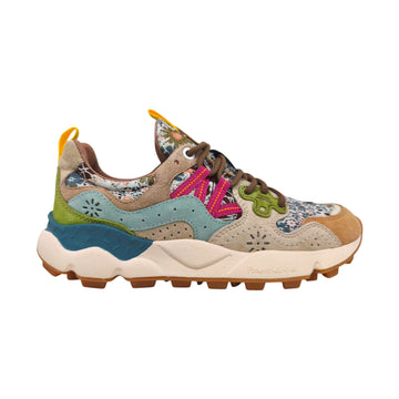 FLOWERMOUNTAIN - Scarpe Yamano 3 Jaquard Donna Cream/Beige/Orange