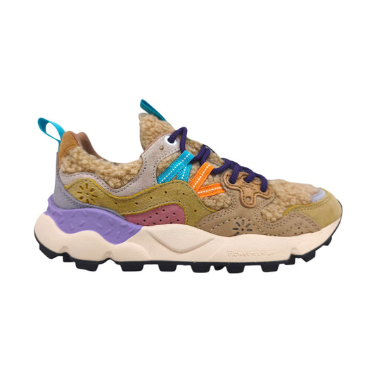 FLOWERMOUNTAIN - Scarpe Yamano 3 Teddy Donna Beige/Multi