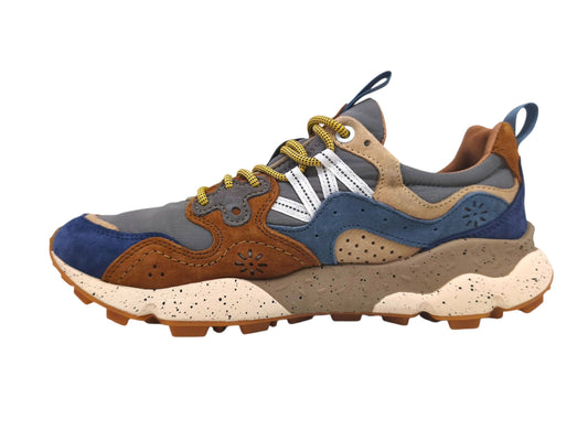 FLOWERMOUNTAIN - Scarpe Yamano 3 Uomo Brown/Deep Petrol/Light Blue