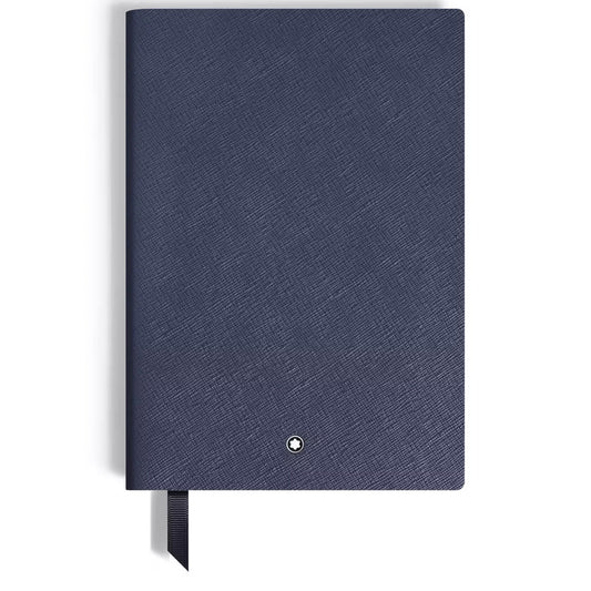 Montblanc Notebook #146 Lined Sartorial Leather Blue 134756