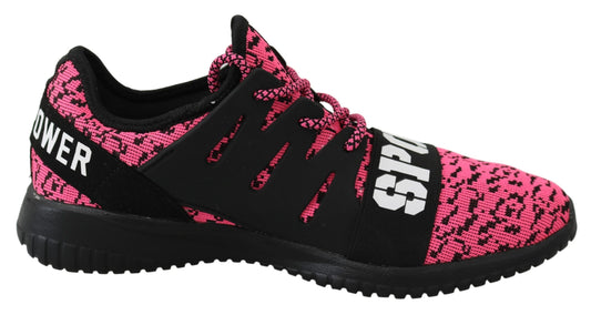 Sneakers sportive eleganti rosa cipria
